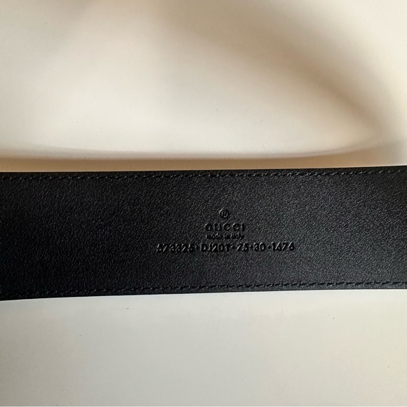 Gucci D-Ring Grained Leather Belt - Picture 3 of 4